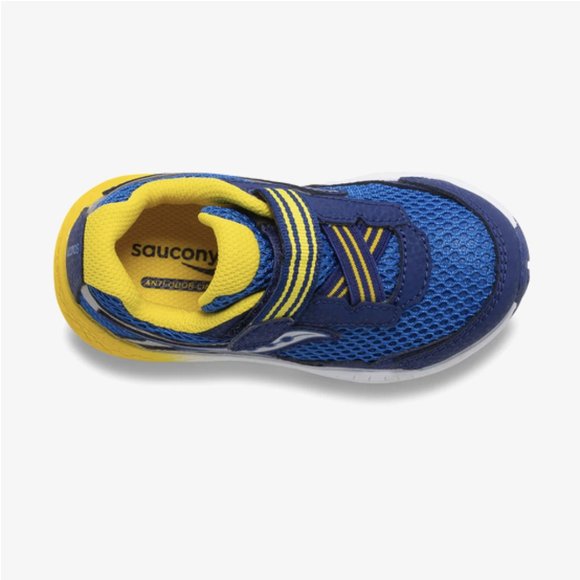 NEW Saucony Size 6 Baby Boys Ride 10 Jr. Sneaker - Blue Yellow - Picture 5 of 5